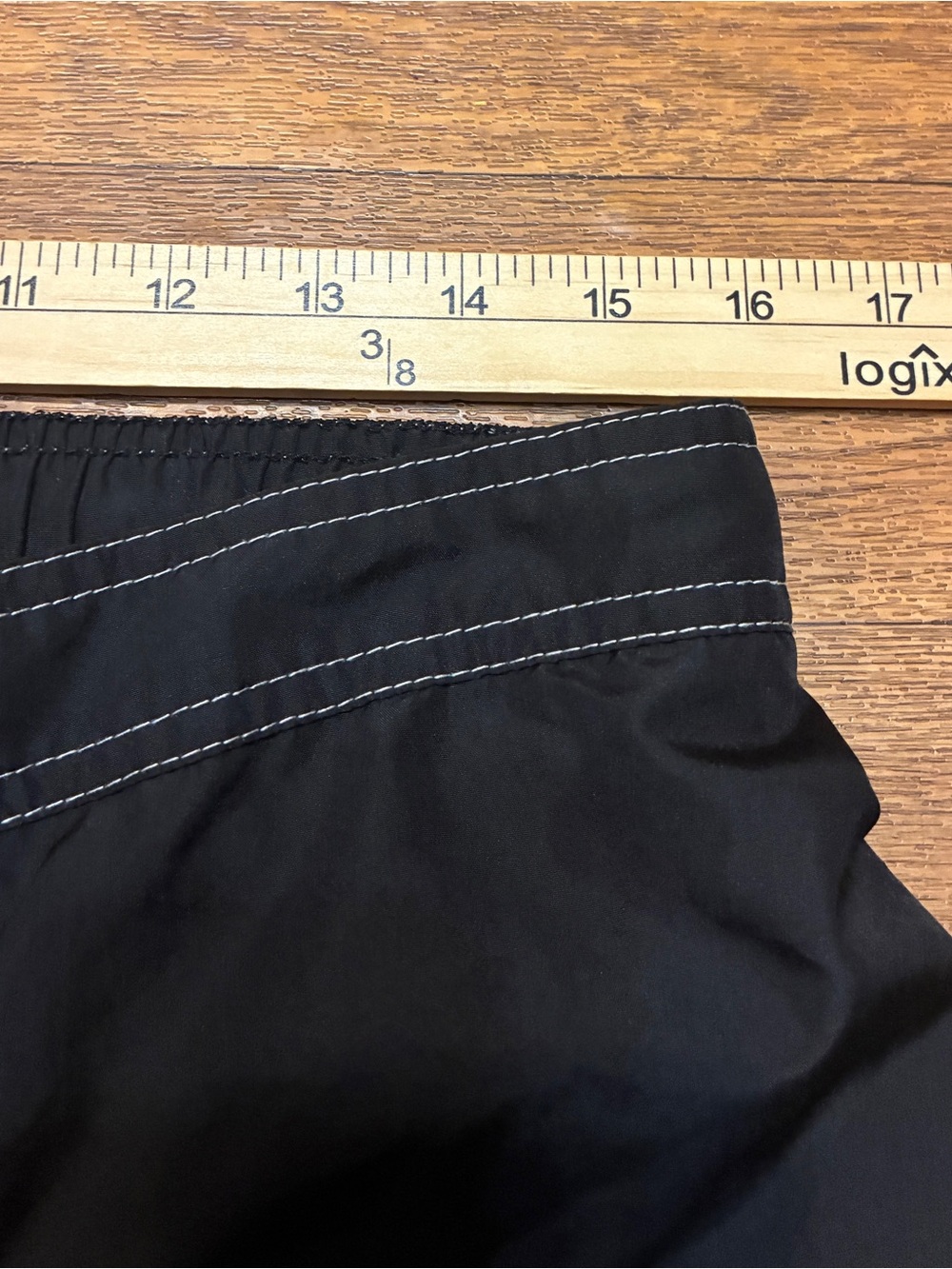 Women's Black Swim/Board Shorts with Pink Drawstring Size 14 - Picture 6 of 7